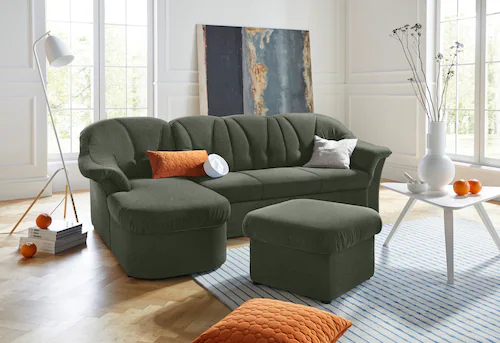 DOMO collection Ecksofa "Pegnitz L-Form", wahlweise mit Bettfunktion günstig online kaufen