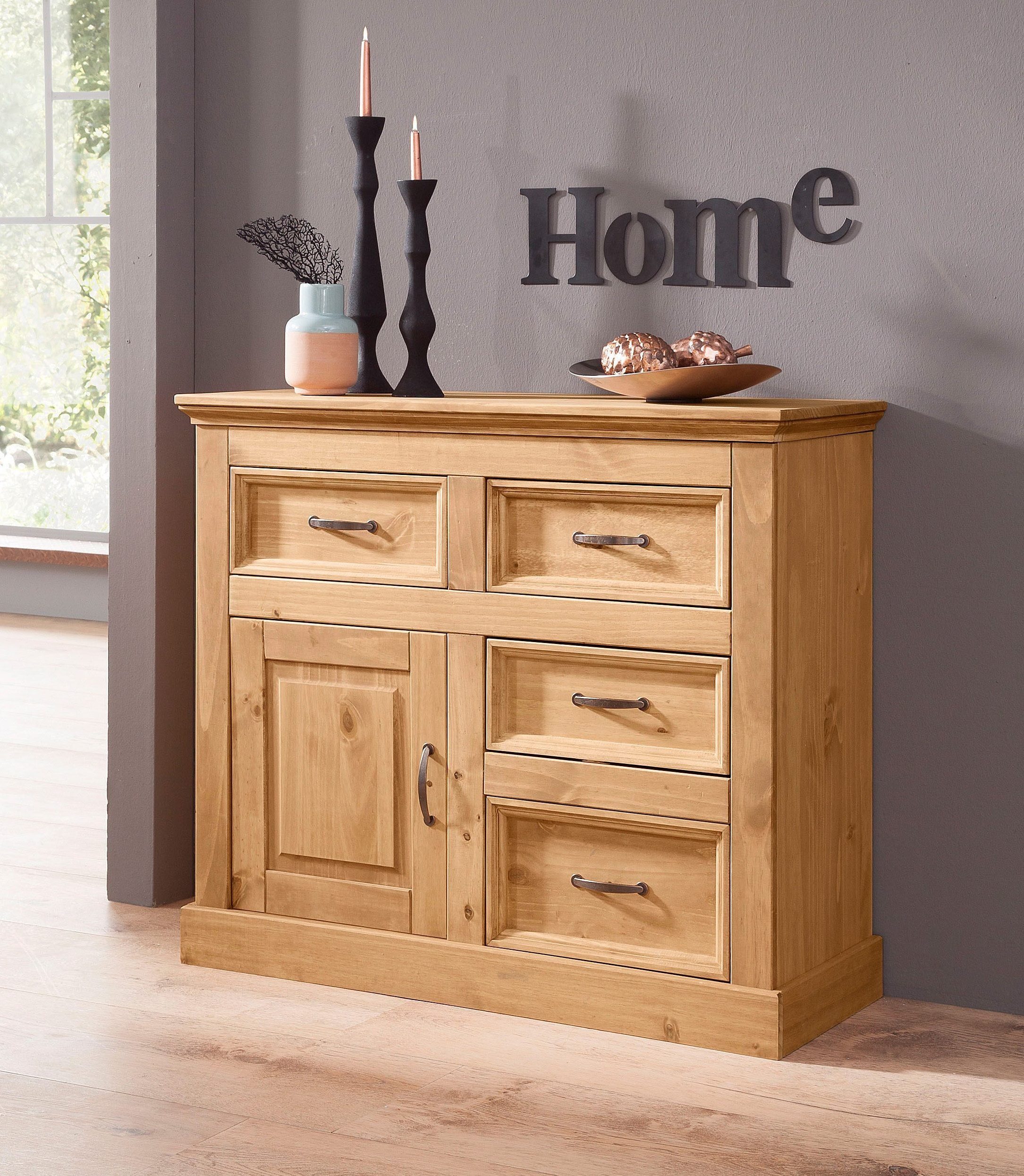 Home affaire Sideboard "Selma", Kommode, Breite/Höhe 100/87 cm günstig online kaufen