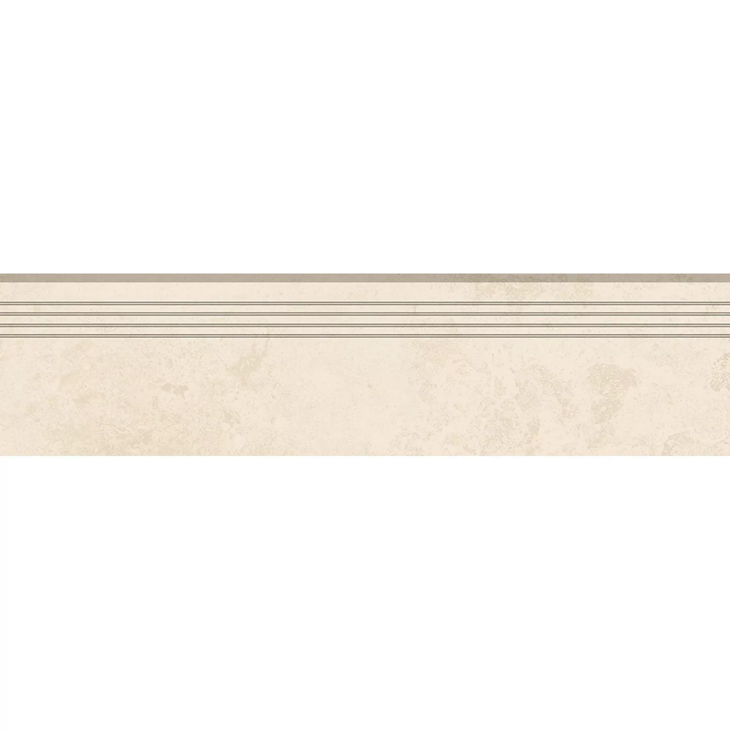 Feinsteinzeug Trittstufe Massa Ivory glasiert matt rektifiziert 30 x 120 cm günstig online kaufen