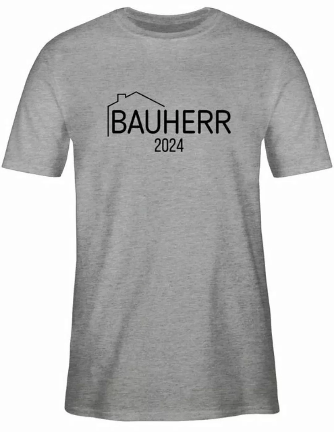 Shirtracer T-Shirt Bauherr 2024 Herren & Männer Geschenke günstig online kaufen