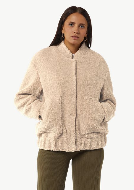 comma casual identity Kurzjacke Oversize-Blouson aus Teddy-Plüsch günstig online kaufen