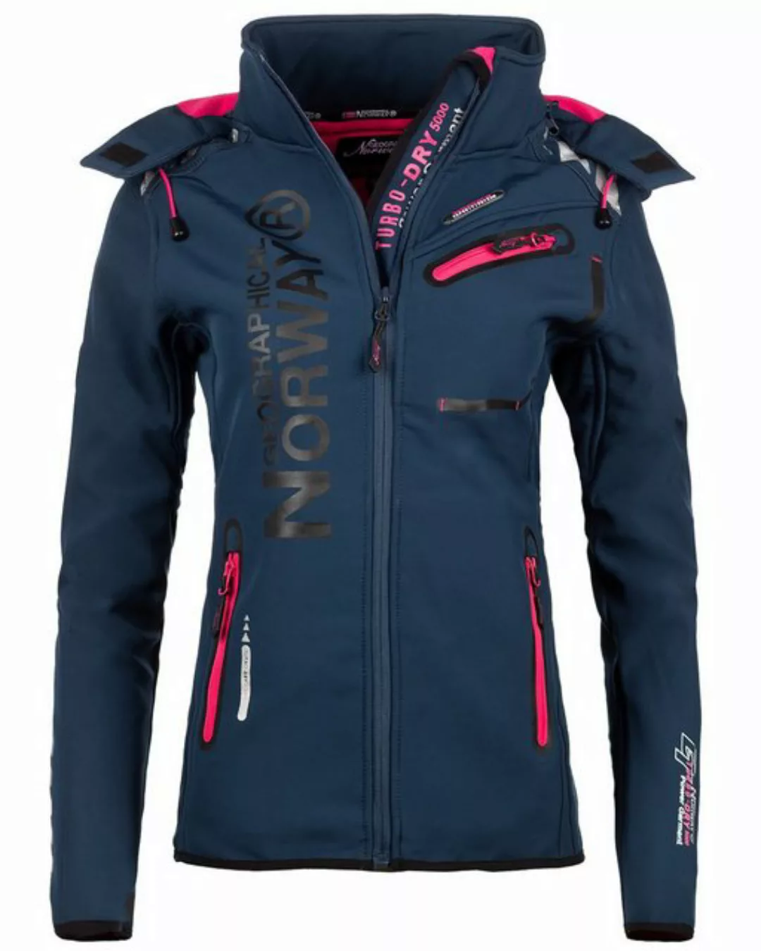 Geographical Norway Softshelljacke Damen Outdoor Jacke bareine navy XL mit günstig online kaufen