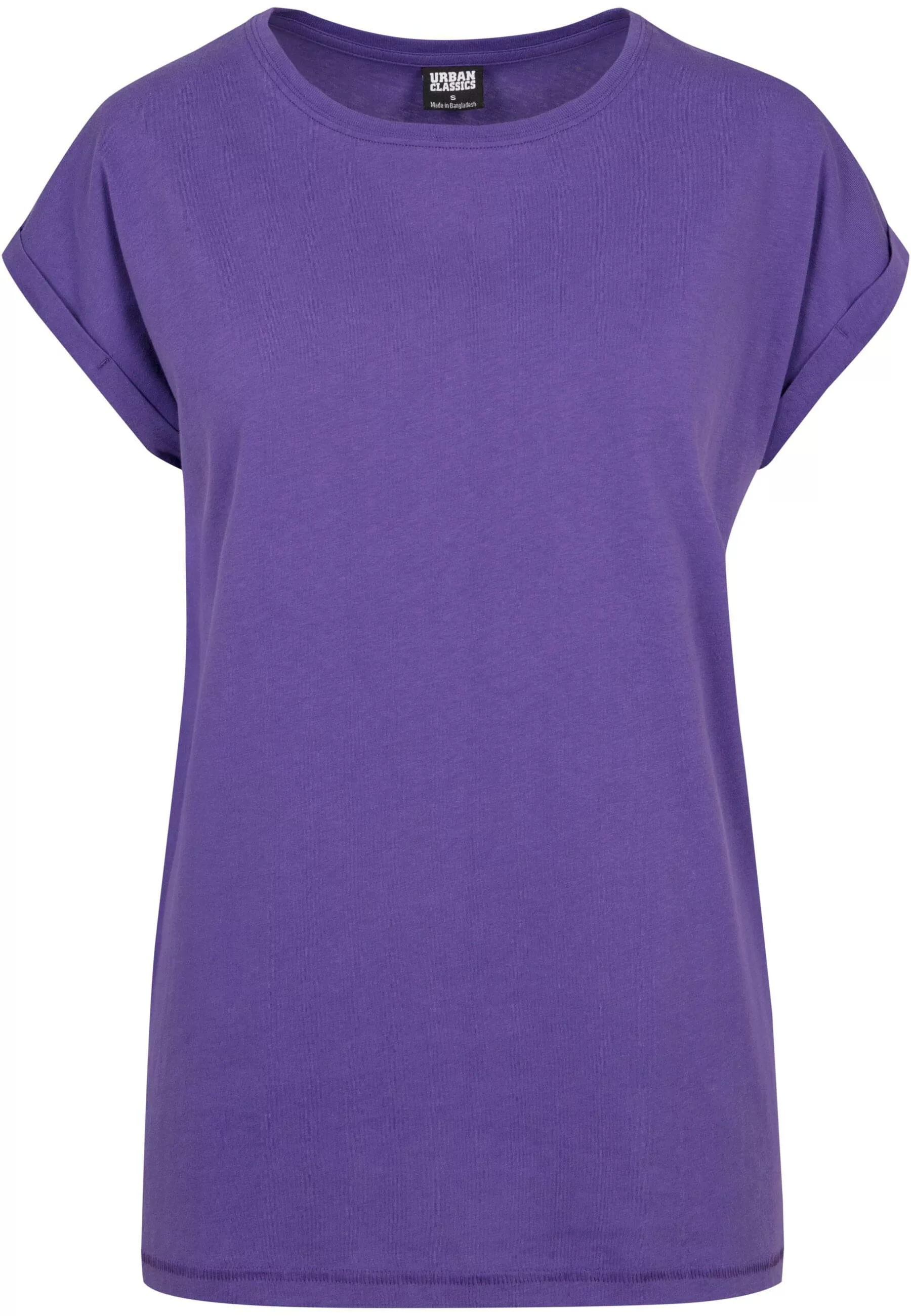 URBAN CLASSICS Kurzarmshirt "Urban Classics Damen Ladies Extended Shoulder günstig online kaufen