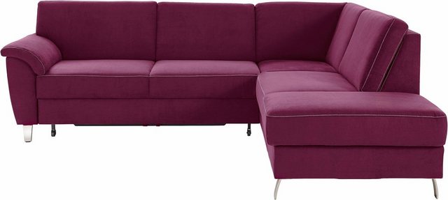 sit&more Ecksofa "Texel L-Form", mit Federkern, wahlweise mit Bettfunktion günstig online kaufen