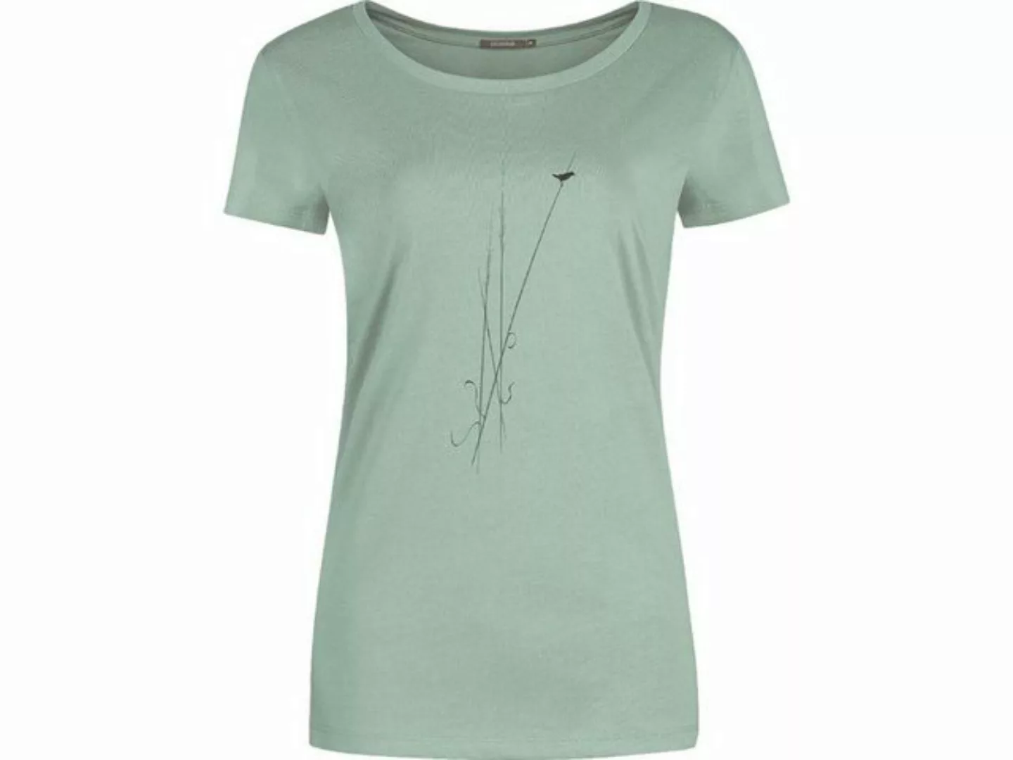 GreenBomb T-Shirt GREENBOMB Bio-Damen-T-Shirt 'Nature Reed' mit Rund günstig online kaufen