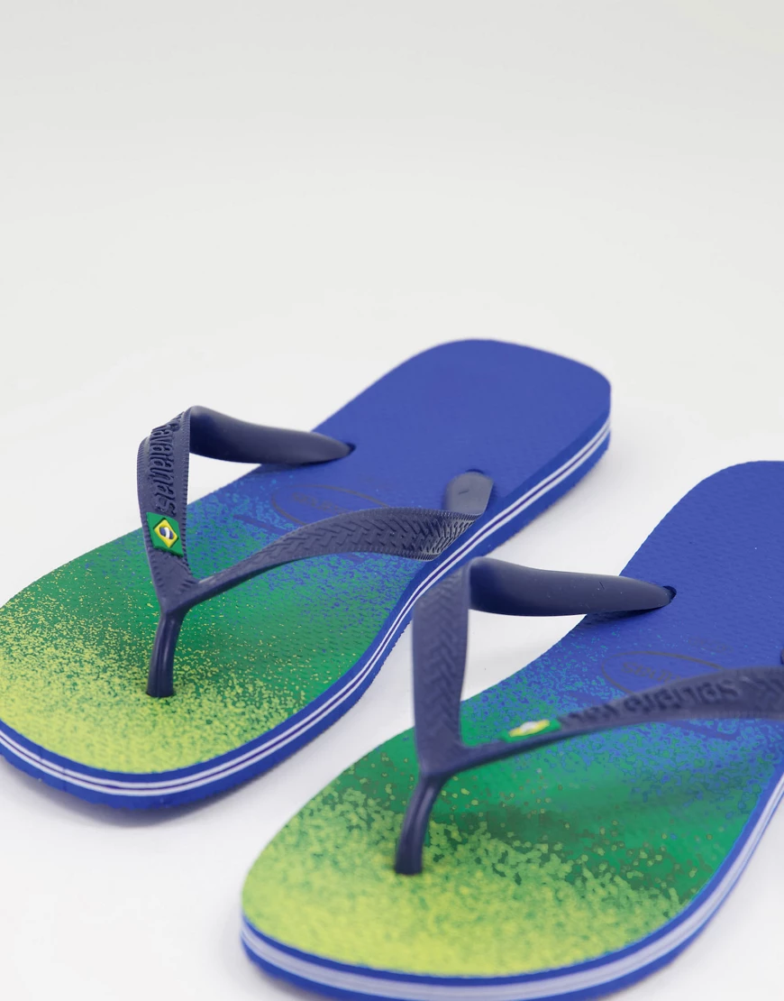 Havaianas – Brasil Fresh – Zehenstegsandalen mit buntem Farbverlauf-Mehrfar günstig online kaufen