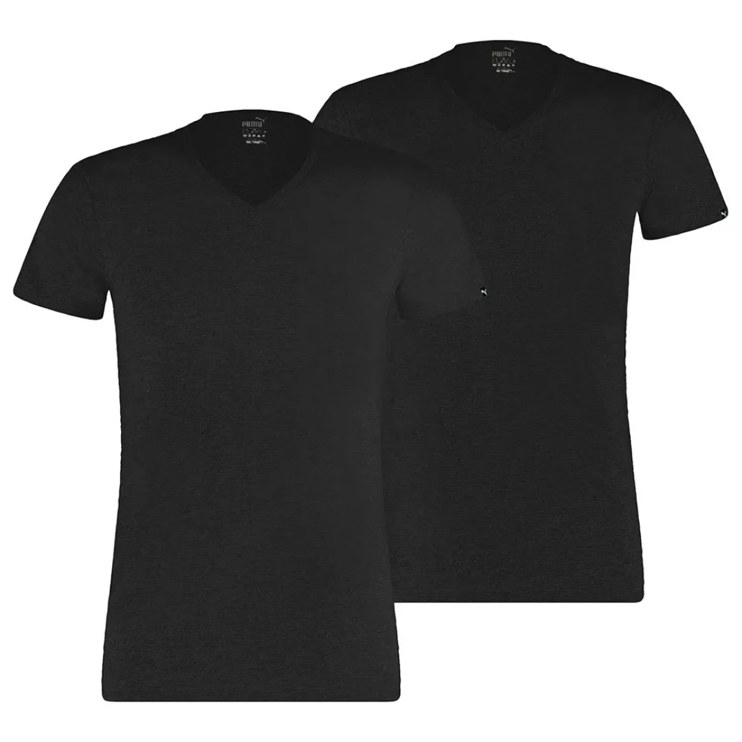 Puma 2-er Set V-Neck T-Shirts Schwarz günstig online kaufen