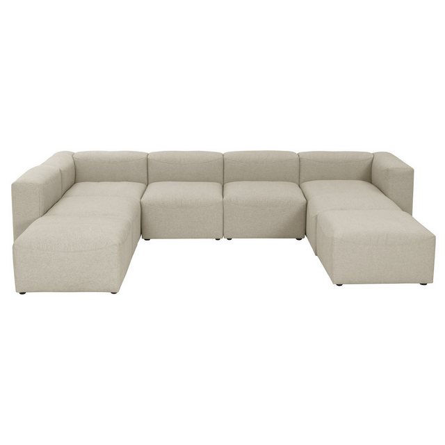 58 aufm Kessel Sofa Kaleigh Bezug Flachgewebe Kunststoff schwarz / creme 23 günstig online kaufen