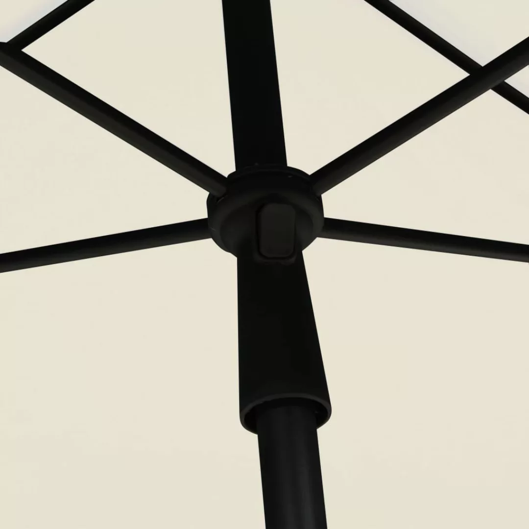 Sonnenschirm Mit Mast 210x140 Cm Sandfarben günstig online kaufen