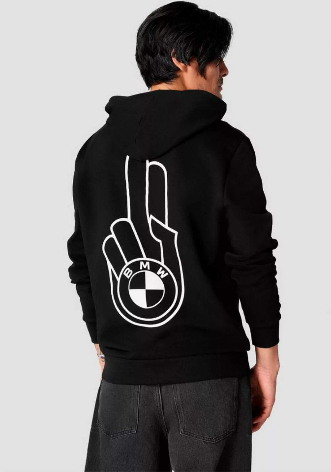 BMW Hoodie mit Druck auf Brusthöhe günstig online kaufen