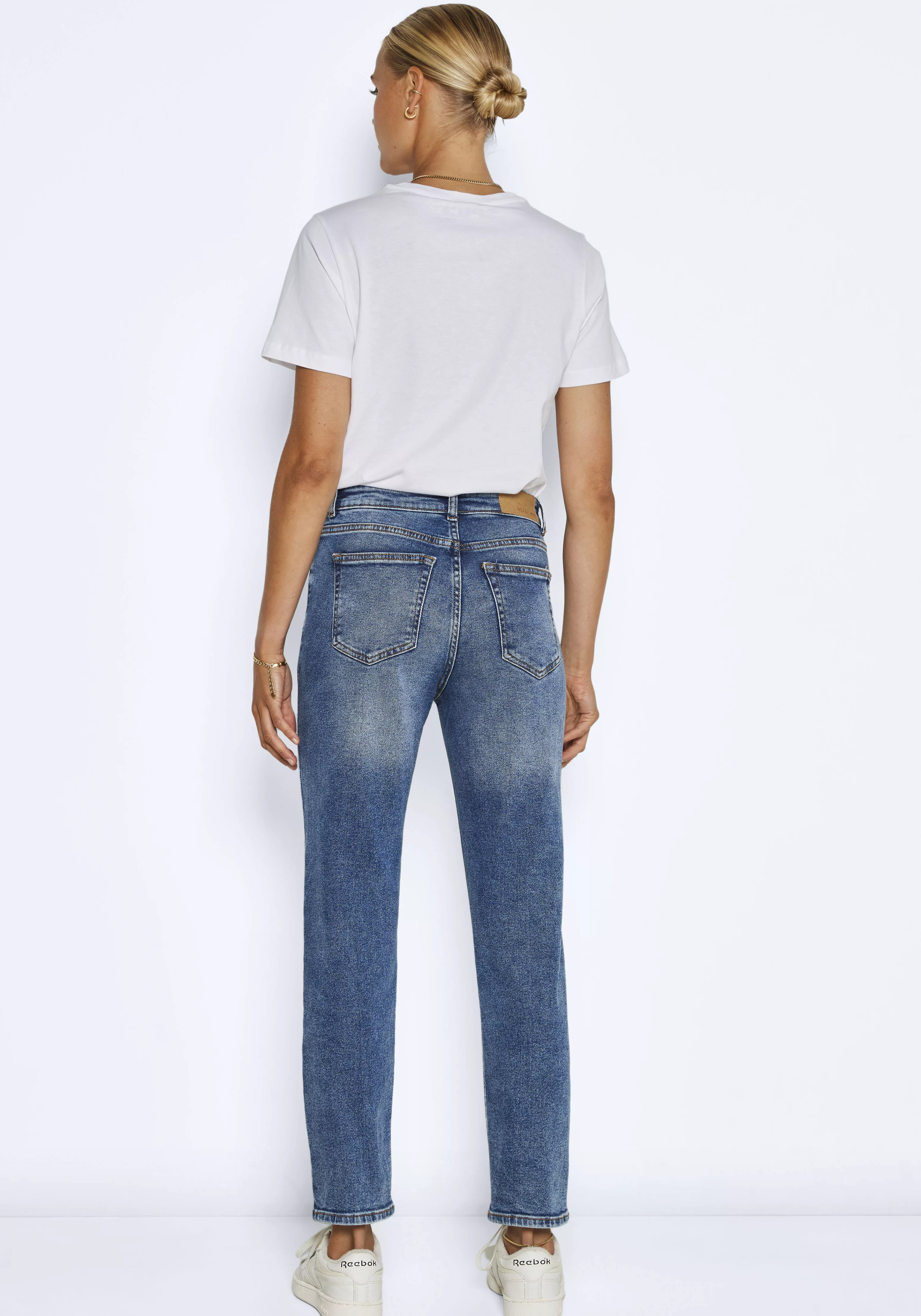 Noisy may Ankle-Jeans "NMMONI HW STRAGHT ANK JEANS AZ221DB NOOS" günstig online kaufen