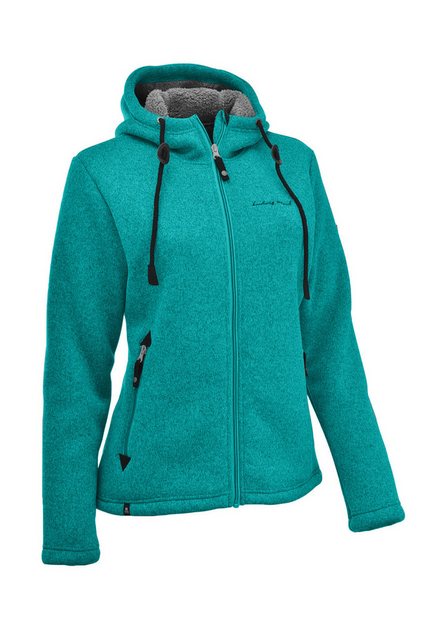 Maul Sport® Funktionsjacke Chieming - Strickfeecejacke+Ka lila günstig online kaufen