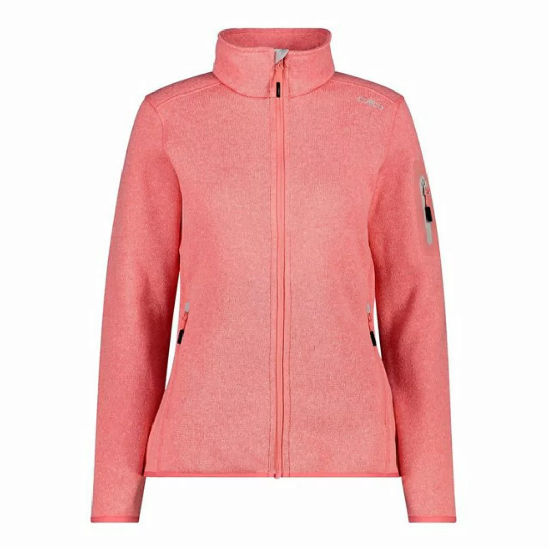 CMP Winterjacke Knitted Melang Jacket woman Titanio/Fuxia günstig online kaufen