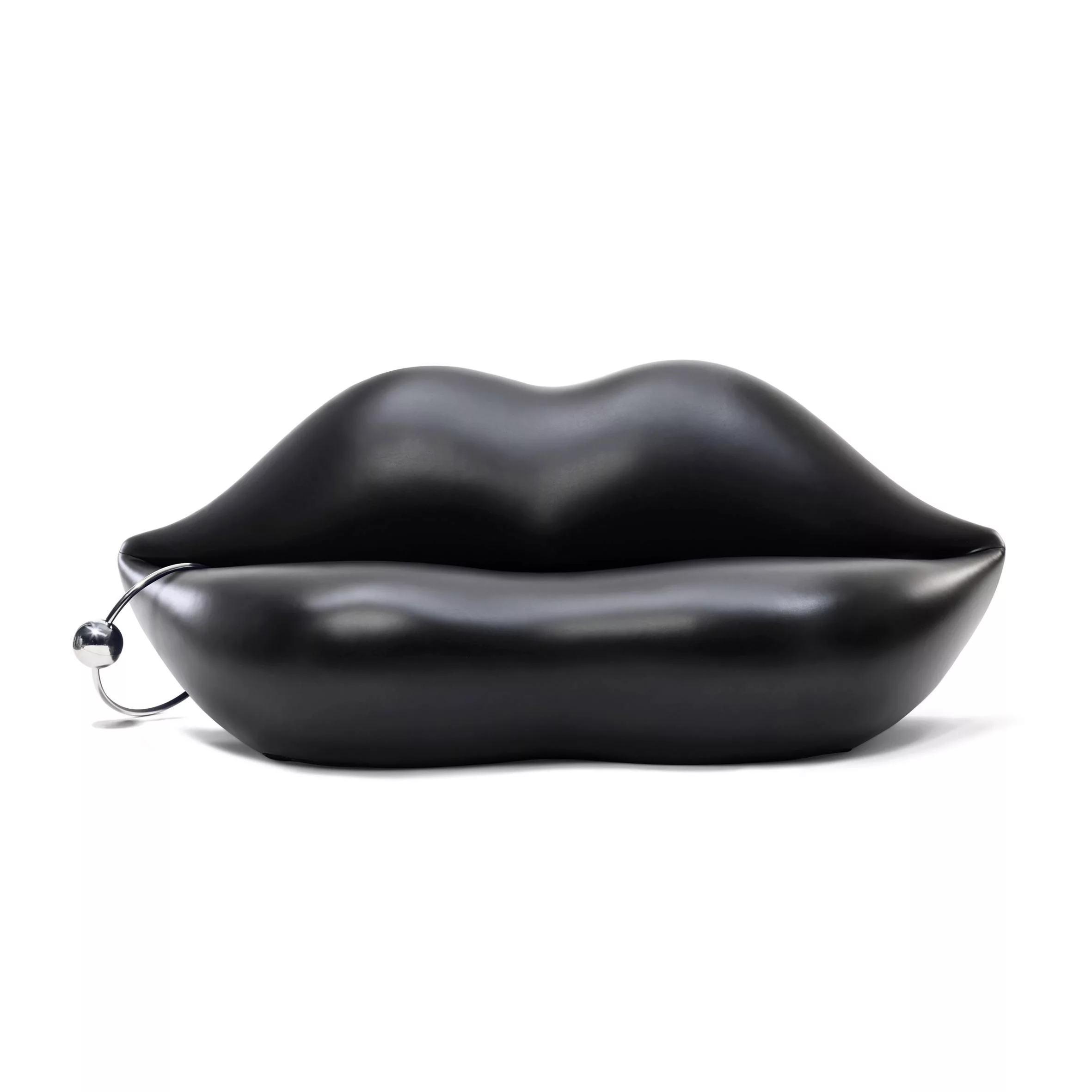 Gufram - Bocca Dark Lady Sofa - schwarz/212x80cm günstig online kaufen