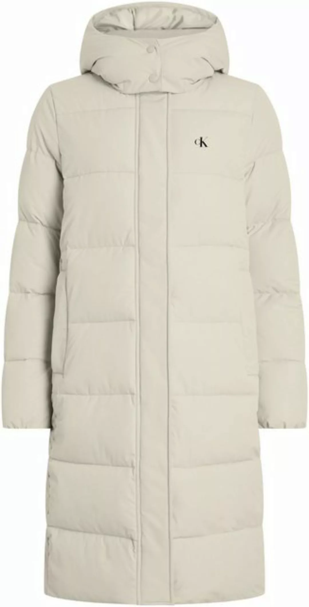 Calvin Klein Jeans Langjacke MONOLOGO NON DOWN LONG PUFFER mit gedrucktem L günstig online kaufen