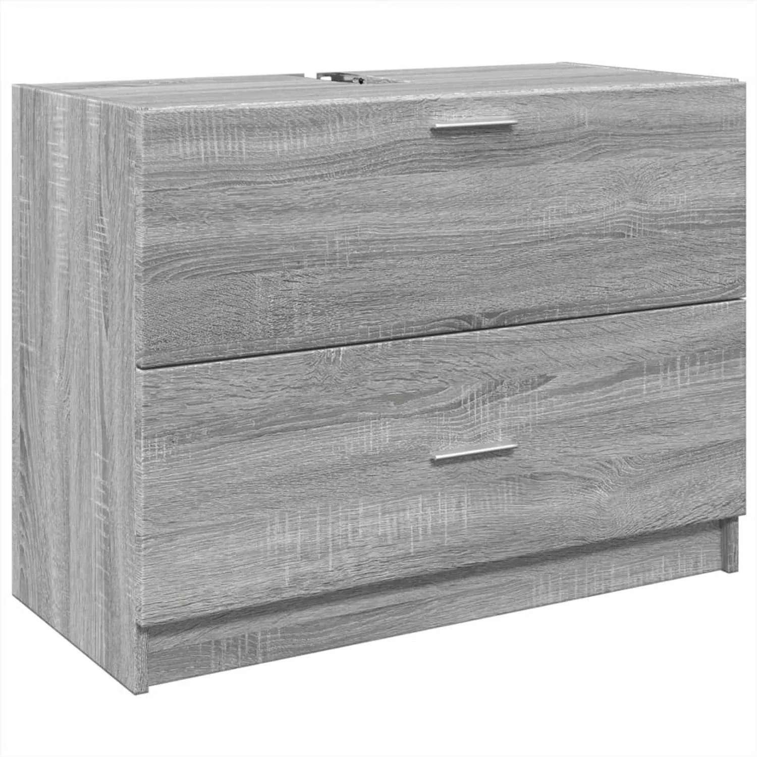 vidaXL Schrankmodule Waschbeckenunterschrank Grau Sonoma 78x37x59 cm Holzwe günstig online kaufen