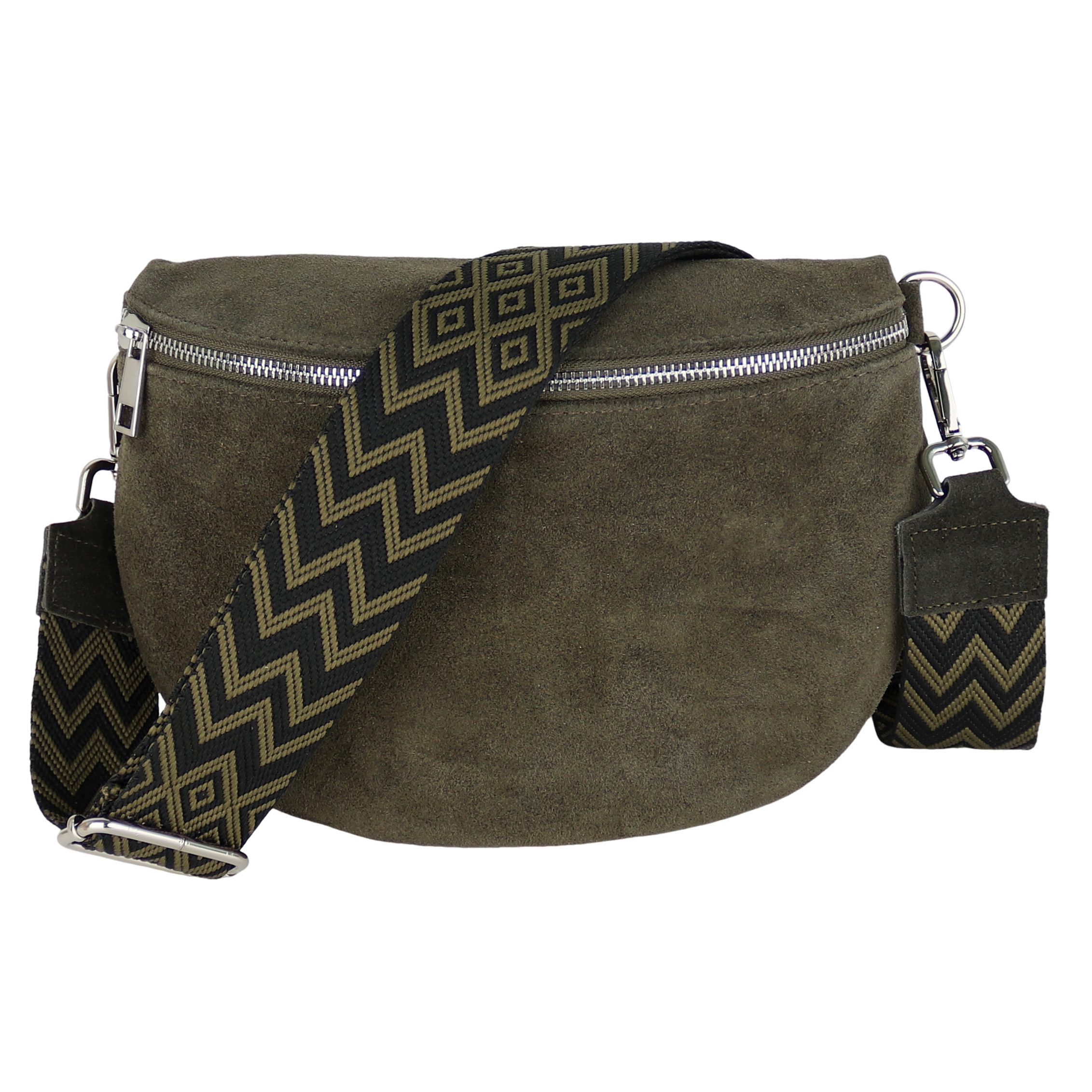 MIRROSI Bauchtasche Damen,Wildleder, Made in Italy,Umhängetasche, günstig online kaufen