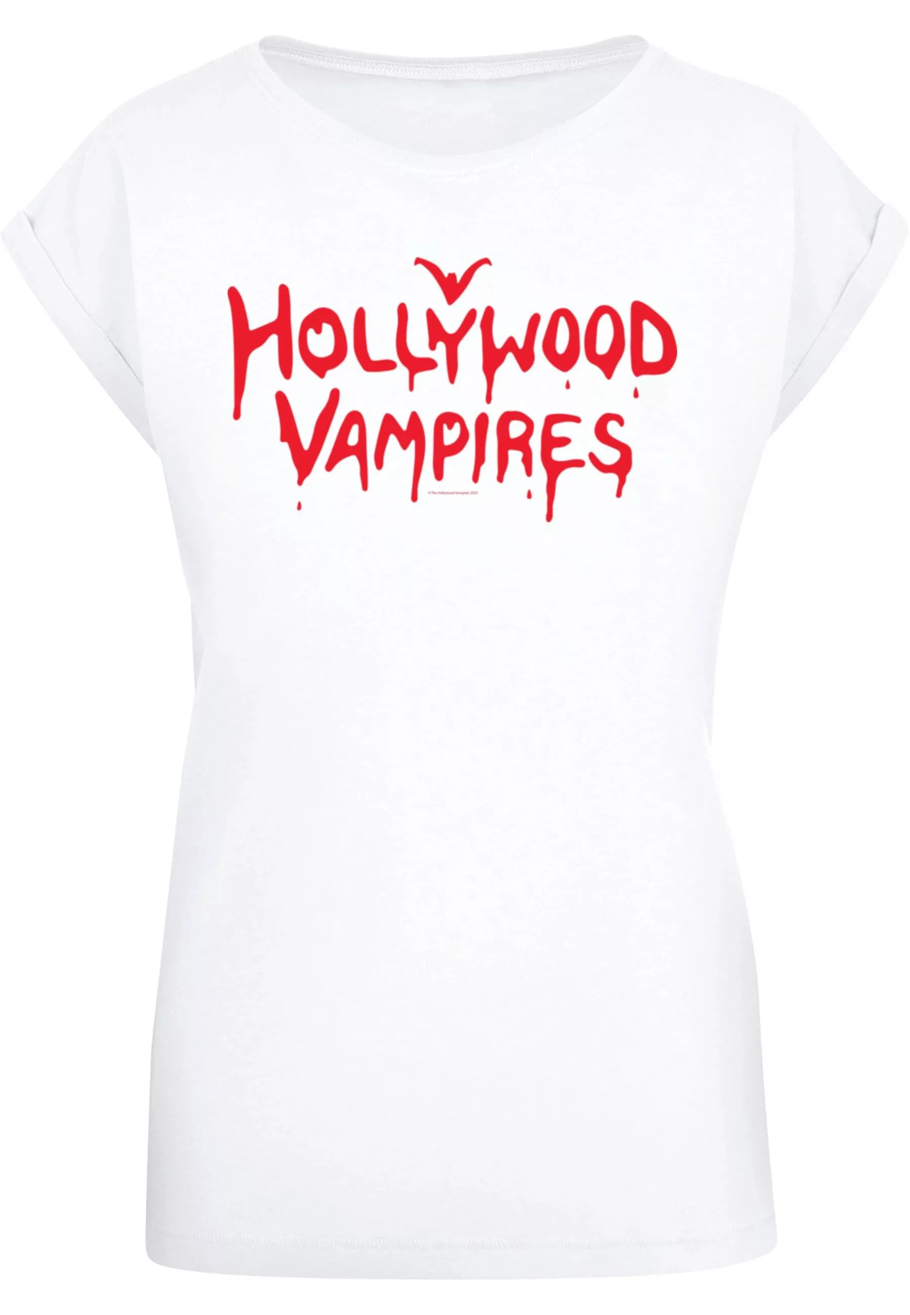 Merchcode T-Shirt "Merchcode Damen Ladies Hollywood Vampires - Logo T-Shirt günstig online kaufen