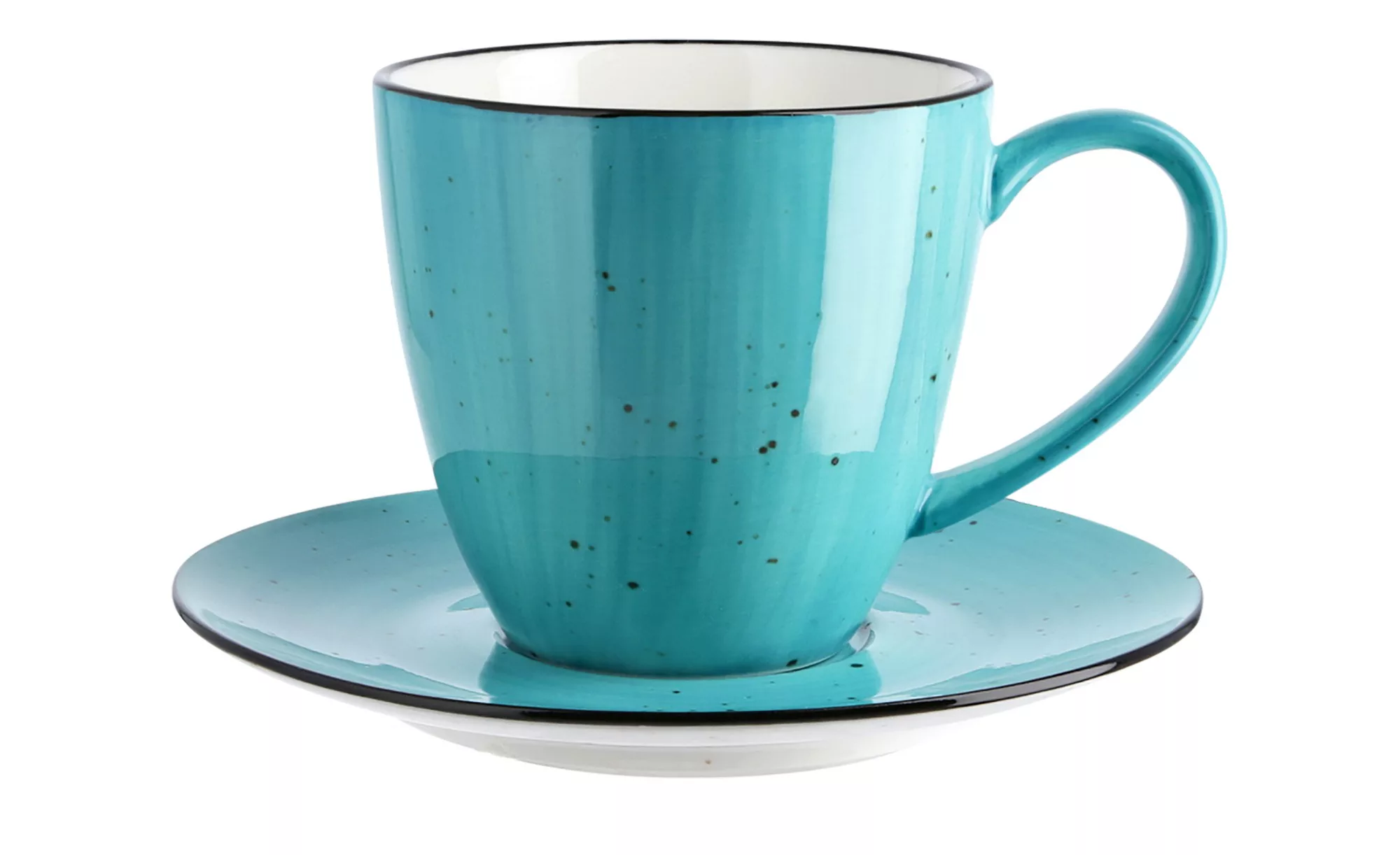 Peill+Putzler Kaffeeuntertasse  Genua ¦ blau ¦ Maße (cm): H: 1,6  Ø: 13.8 G günstig online kaufen