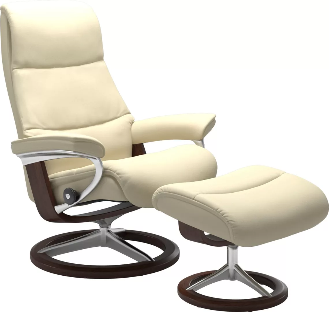 Stressless Fußhocker "View", mit Signature Base,Gestell Braun günstig online kaufen