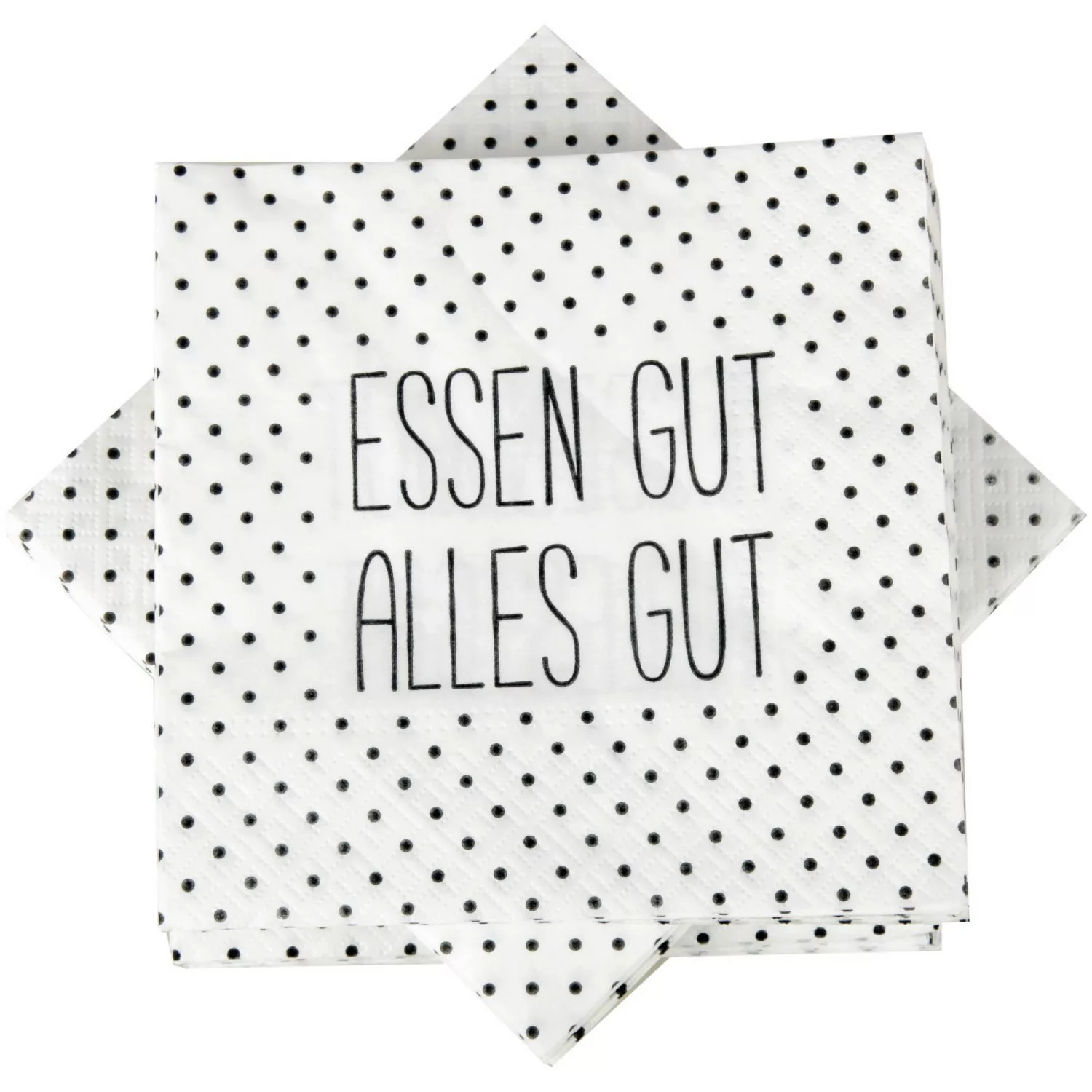 Bestlivings Servietten 33 x 33 cm 3 Lagig 20er Pack Essen Gut Alles Gut günstig online kaufen