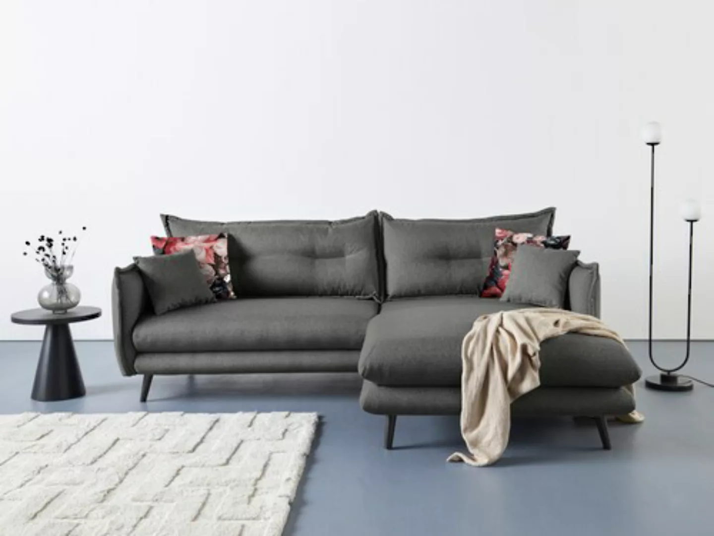 INOSIGN Ecksofa »Lazio«, in verschiedenen Bezugsqualitäten und Farben liefe günstig online kaufen