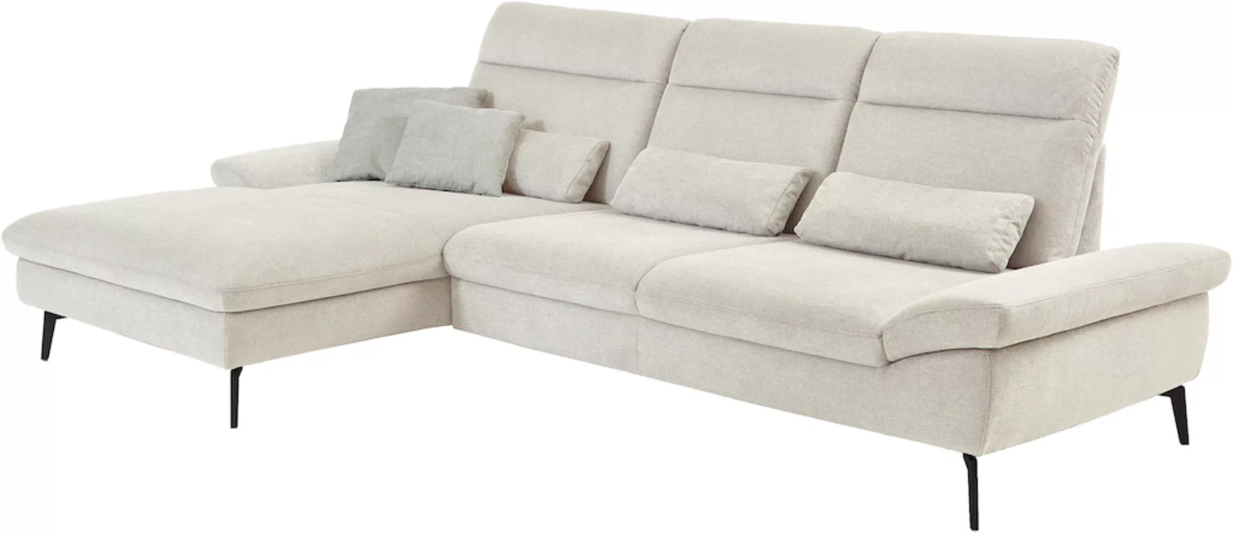 HUKLA Ecksofa "HU-HP22156 L-Form", inkl. Kopfpolsterverstellung, optional m günstig online kaufen