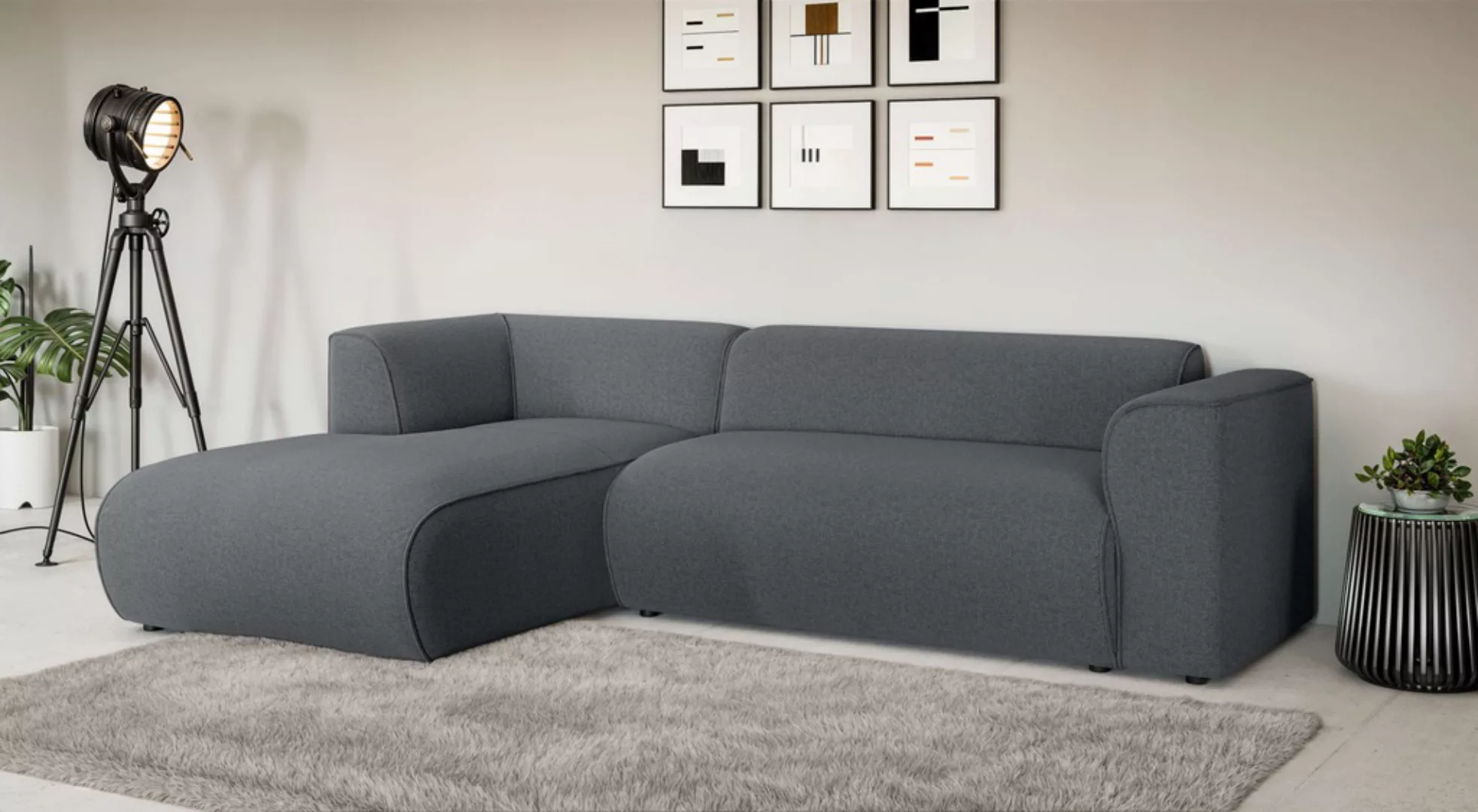 INOSIGN Ecksofa "Genton mit Ottomane rechts oder links bestellbar, B/T/H 25 günstig online kaufen