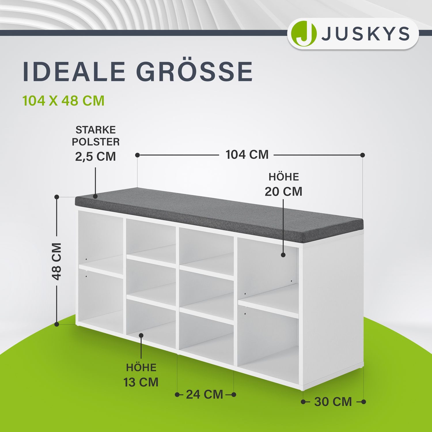 Juskys Schuhregal, kratzfeste Oberfläche, bis 150 günstig online kaufen