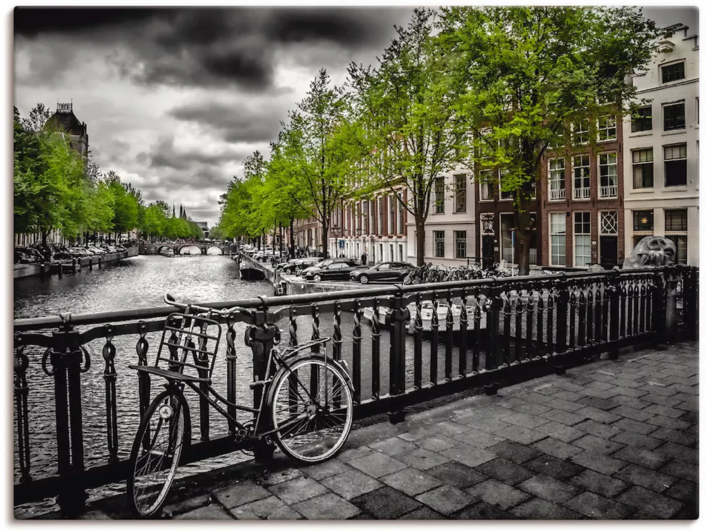 Artland Wandbild "Amsterdam Keizergracht II", Niederlande, (1 St.), als Alu günstig online kaufen