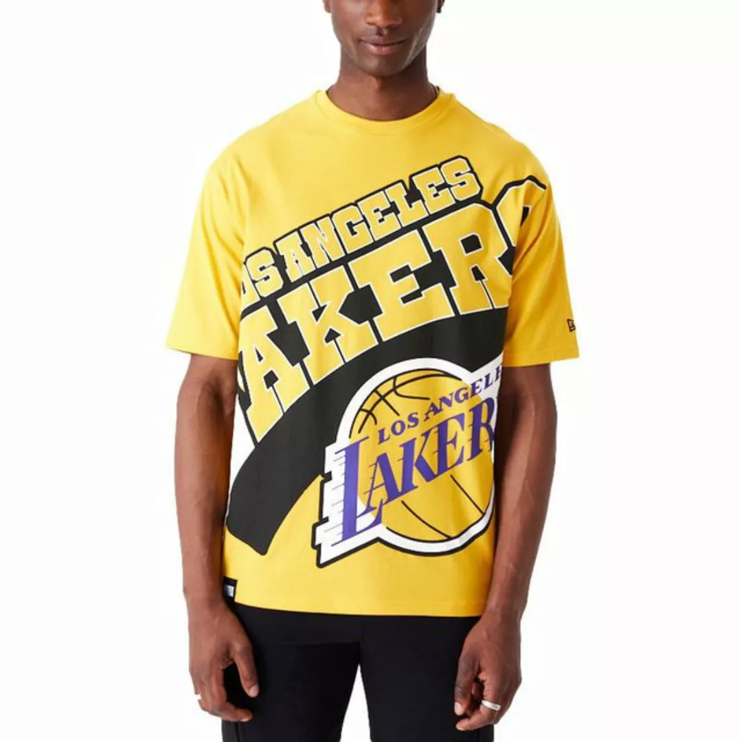 New Era Print-Shirt Oversized BIG LOGO Los Angeles Lakers günstig online kaufen