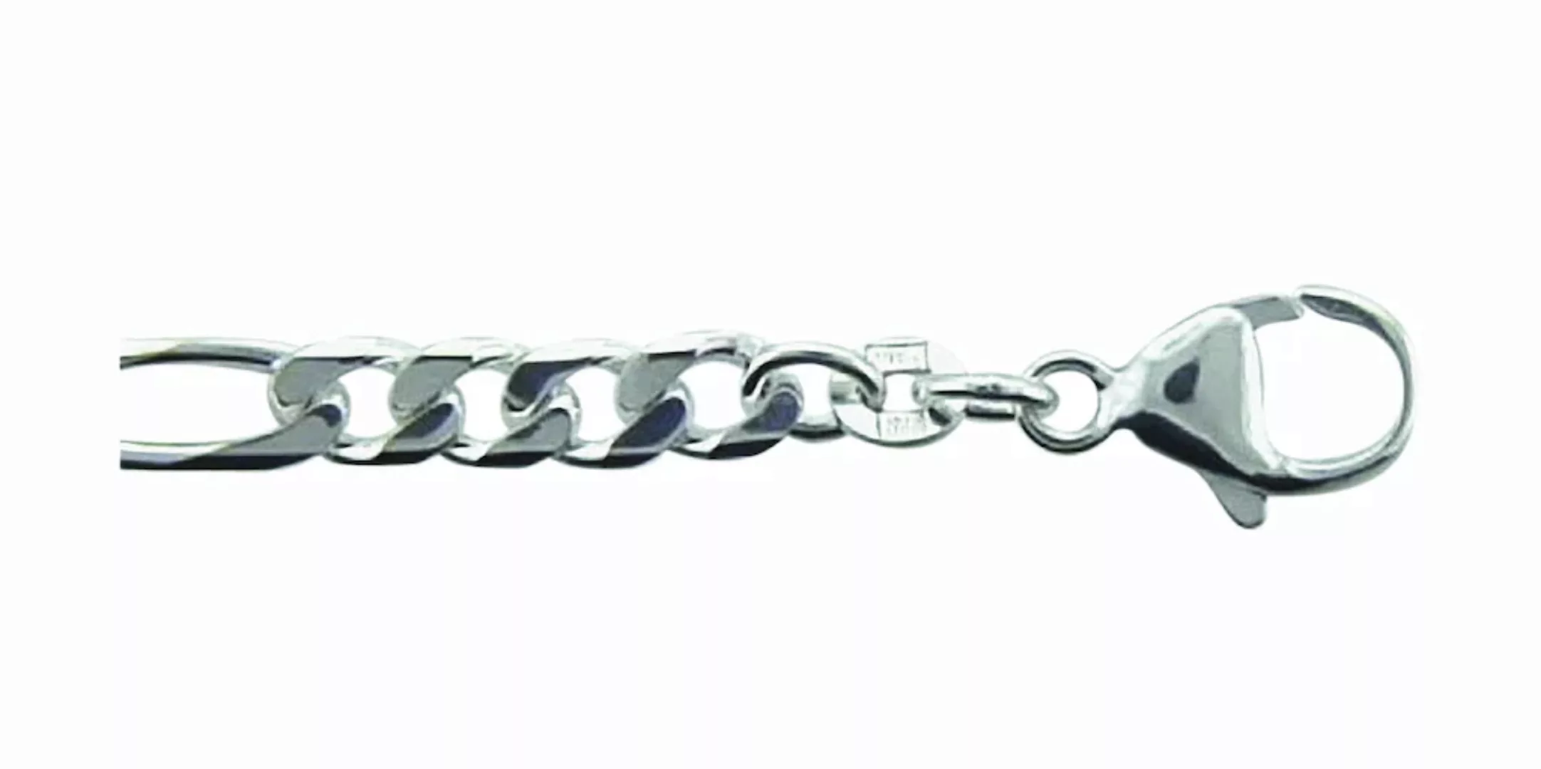Adelia´s Silberarmband "925 Silber Figaro Armband 21 cm", 21 cm 925 Sterlin günstig online kaufen