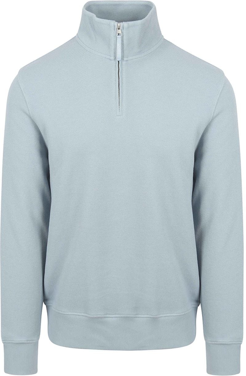 Gant Half Zip Pullover Hellblau - Größe L günstig online kaufen