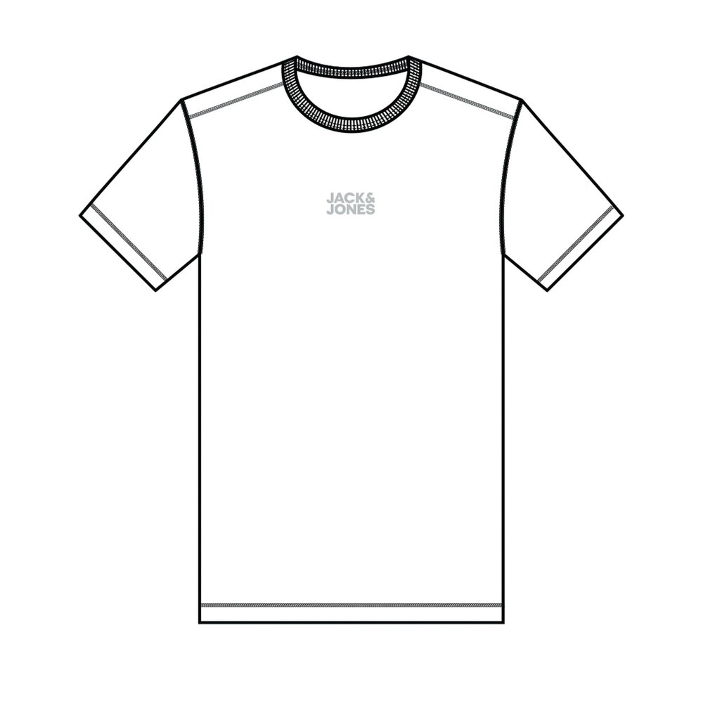 Jack & Jones Clasic Graphic Kurzarm Rundhalsausschnitt T-shirt M White / Re günstig online kaufen