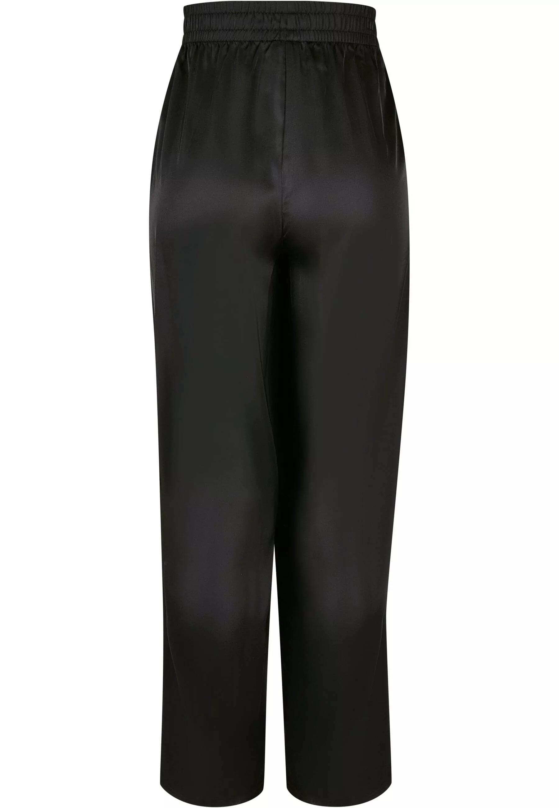 URBAN CLASSICS Stoffhose "Urban Classics Damen Ladies Satin Wide Leg Pants" günstig online kaufen