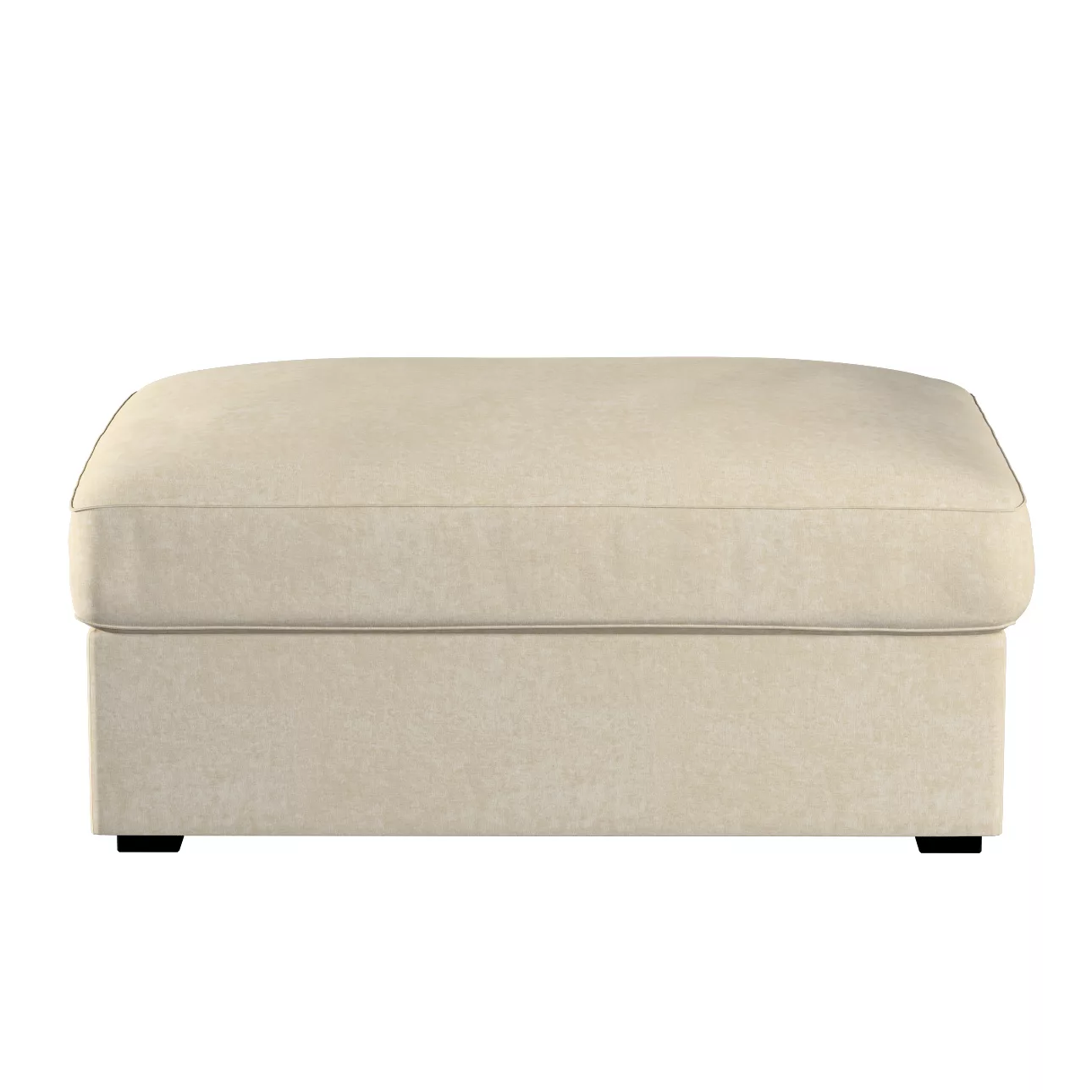 Bezug für Kivik Hocker, grau-beige, Bezug für Hocker Kivik, Chenille (162-2 günstig online kaufen