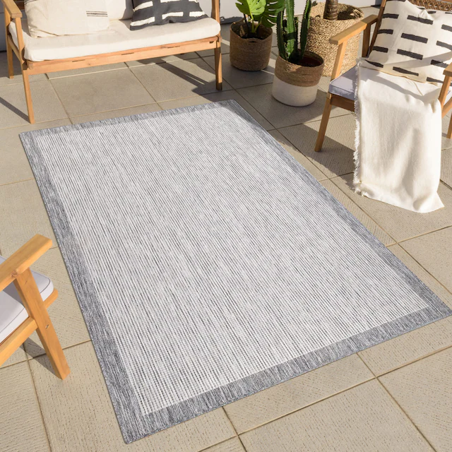 Carpet City Outdoorteppich »Outdoor 468«, rechteckig, 5 mm Höhe, Läufer, UV günstig online kaufen