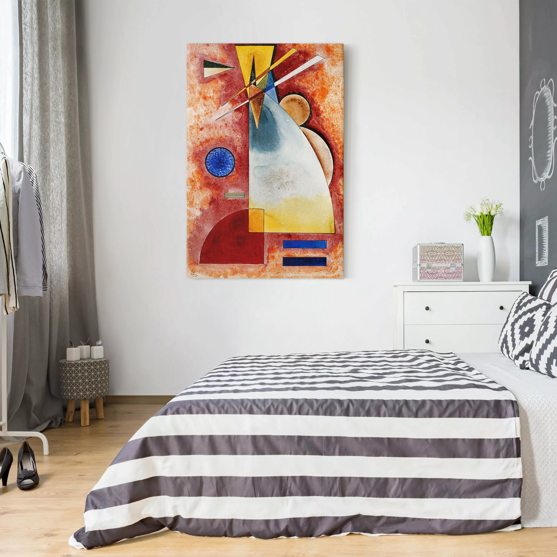 Leinwandbild Kunstdruck - Hochformat Wassily Kandinsky - Ineinander günstig online kaufen