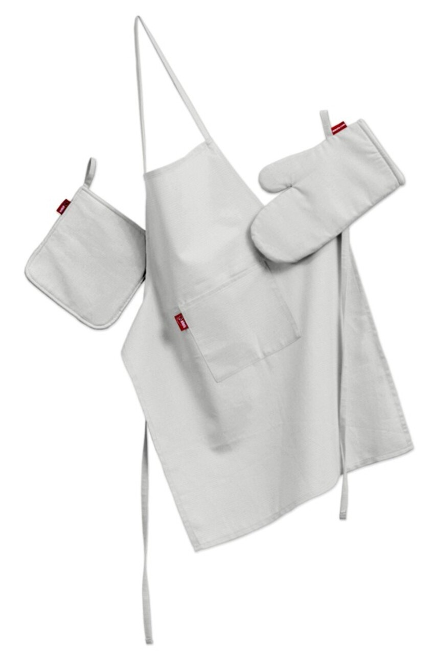Küchenset: Schürze, Handschuh, Topflappen, weiß, Set, Loneta (133-02) günstig online kaufen