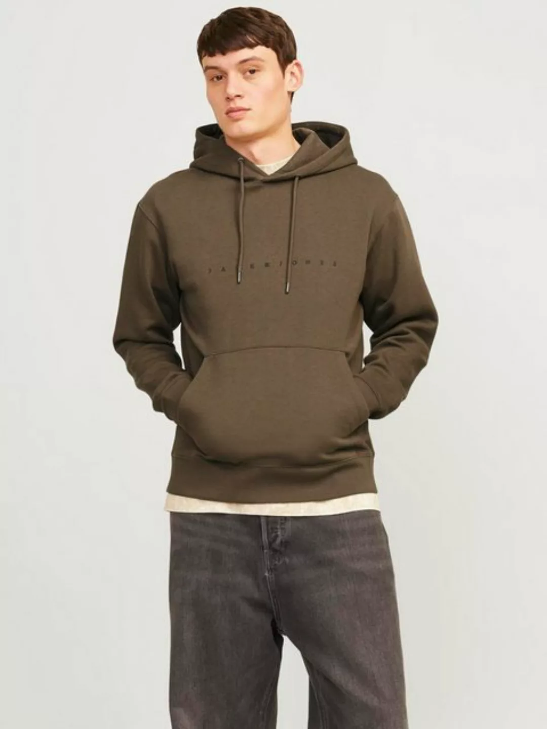 Jack & Jones Kapuzensweatshirt JJESTAR JJ SWEAT HOOD NOOS mit Logo Print im günstig online kaufen