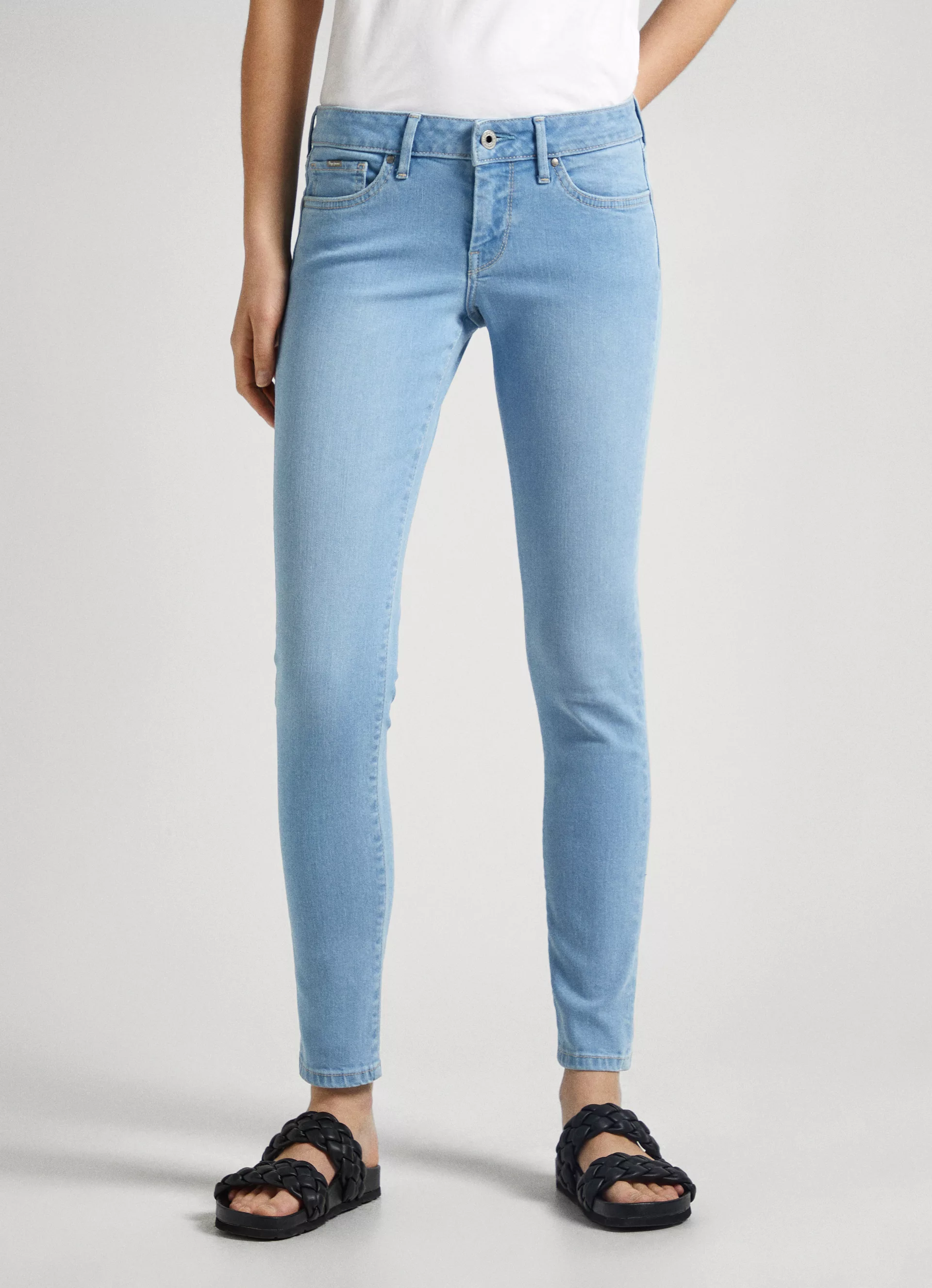 Pepe Jeans Skinny-fit-Jeans "SKINNY JEANS LW" günstig online kaufen