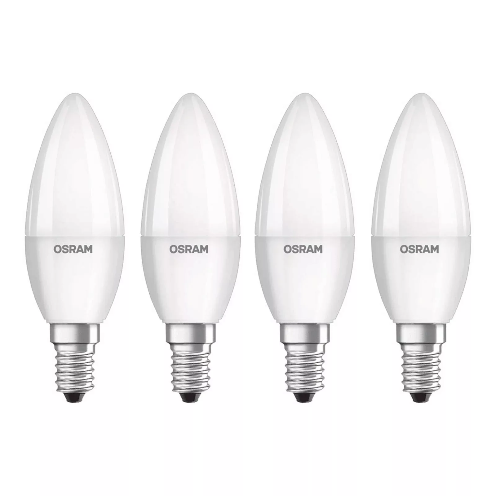 OSRAM LED-Kerze E14 Base Retro 4,9W 4er 4.000K günstig online kaufen