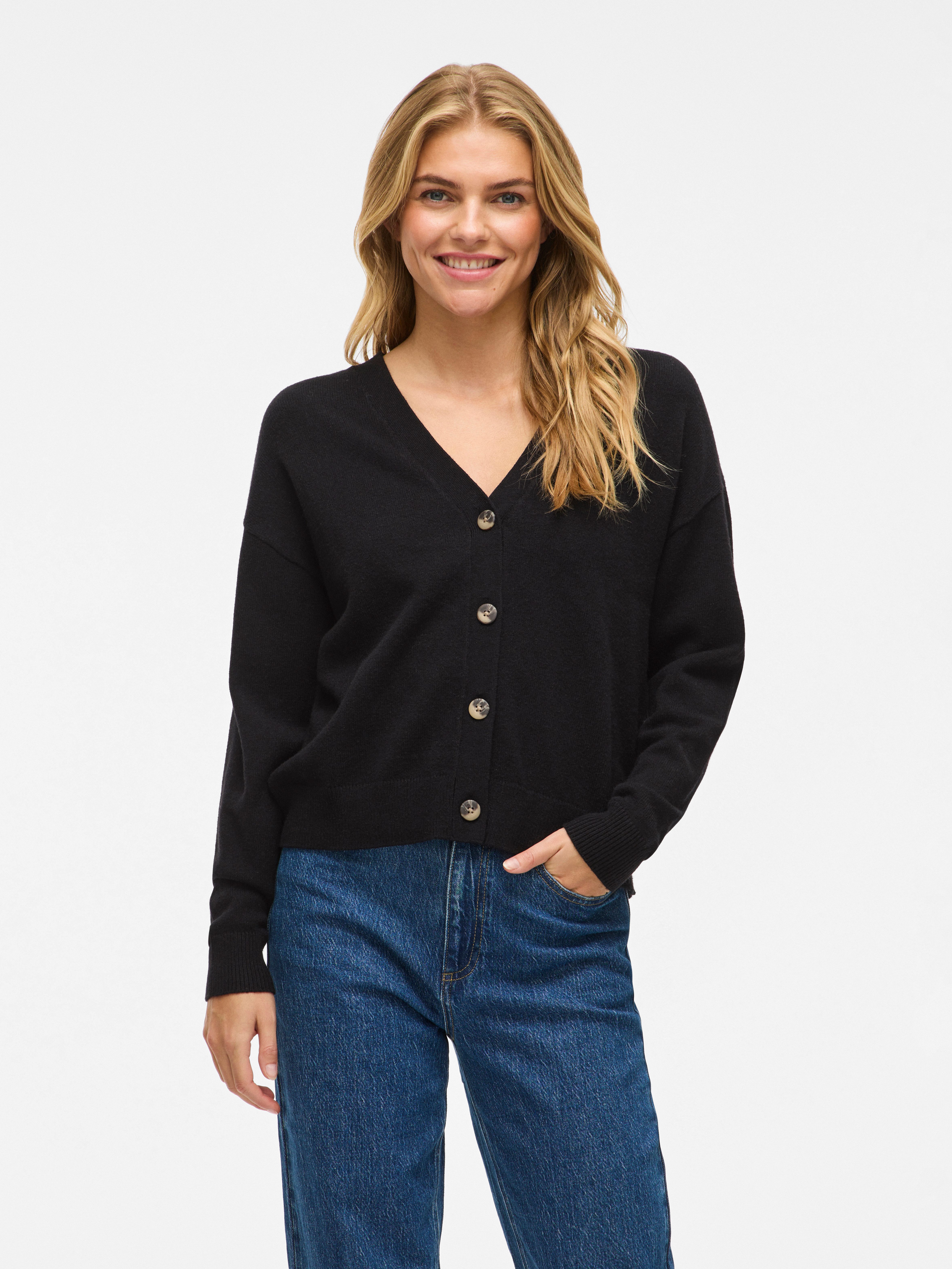 Vila Strickjacke VIRIL V-NECK KNIT CARDIGAN günstig online kaufen
