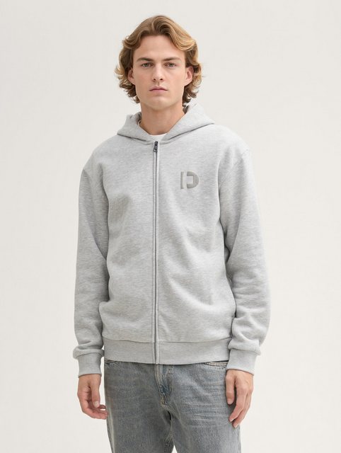 TOM TAILOR Denim Sweatshirt Sweatjacke mit Logo Print günstig online kaufen