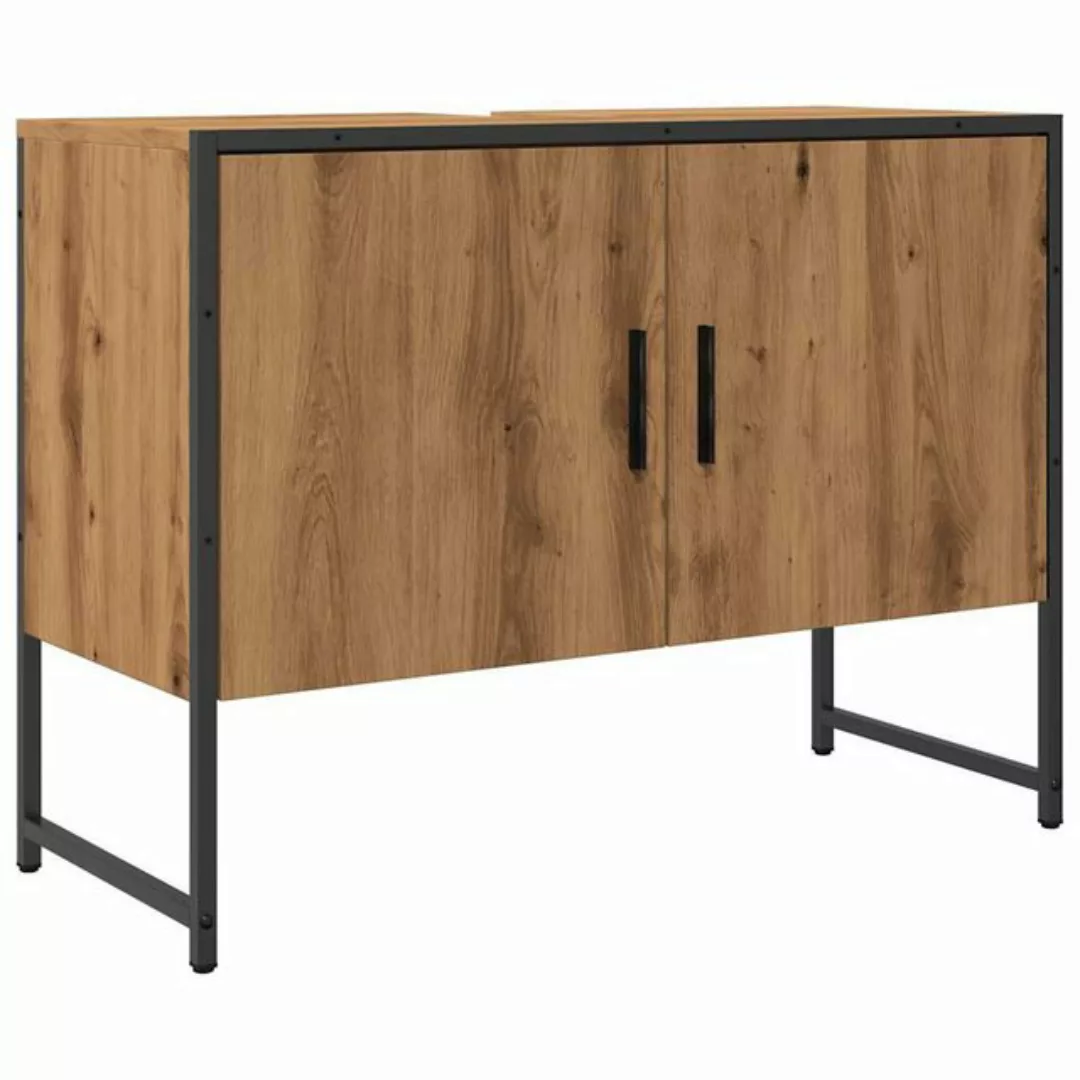 vidaXL Badezimmerspiegelschrank Waschbeckenunterschrank Artisan-Eiche 80x33 günstig online kaufen