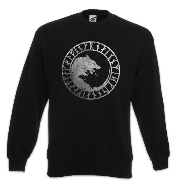 Urban Backwoods Sweatshirt Geri And Freki Sweatshirt Odhins Wölfe Odin Wolv günstig online kaufen