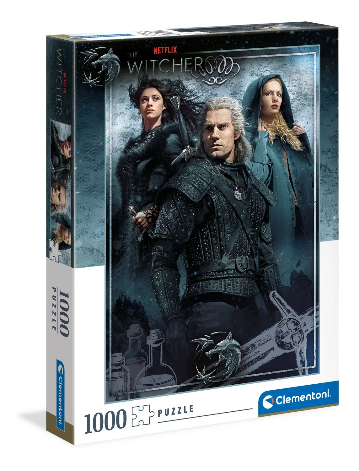 Clementoni 39592 - 1000 Teile Puzzle - The Witcher, Netflix günstig online kaufen