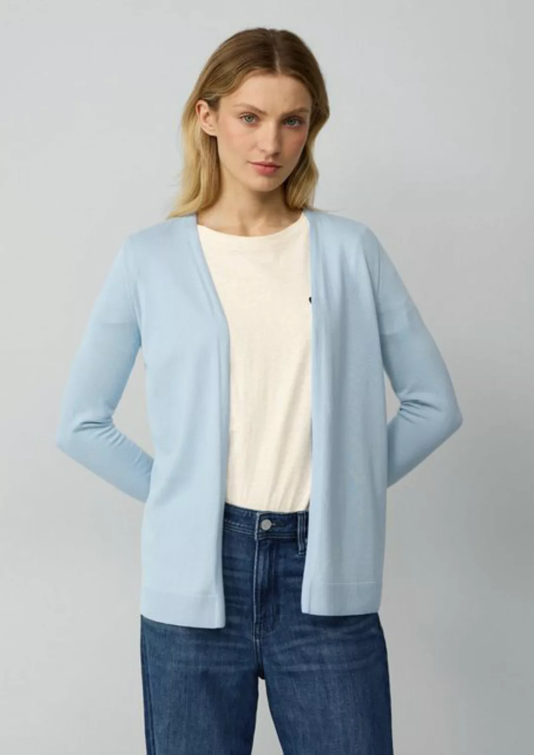 s.Oliver Strickjacke Cardigan aus Viskose-Baumwollmix günstig online kaufen