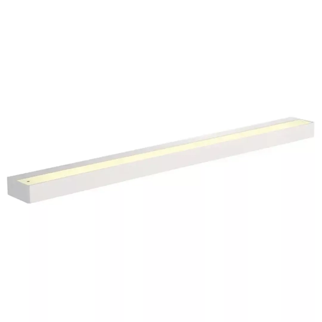 Wandleuchte Sedo, Aluminium, Glas, weiß, 895 mm, LED-Modul günstig online kaufen