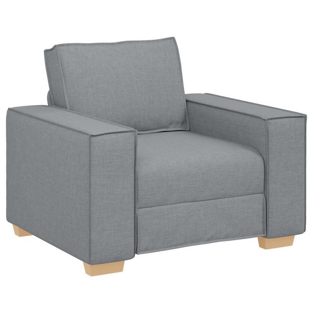 vidaXL Sofa Sofa Set Set aus 3 Hellgrau, 3 Teile günstig online kaufen